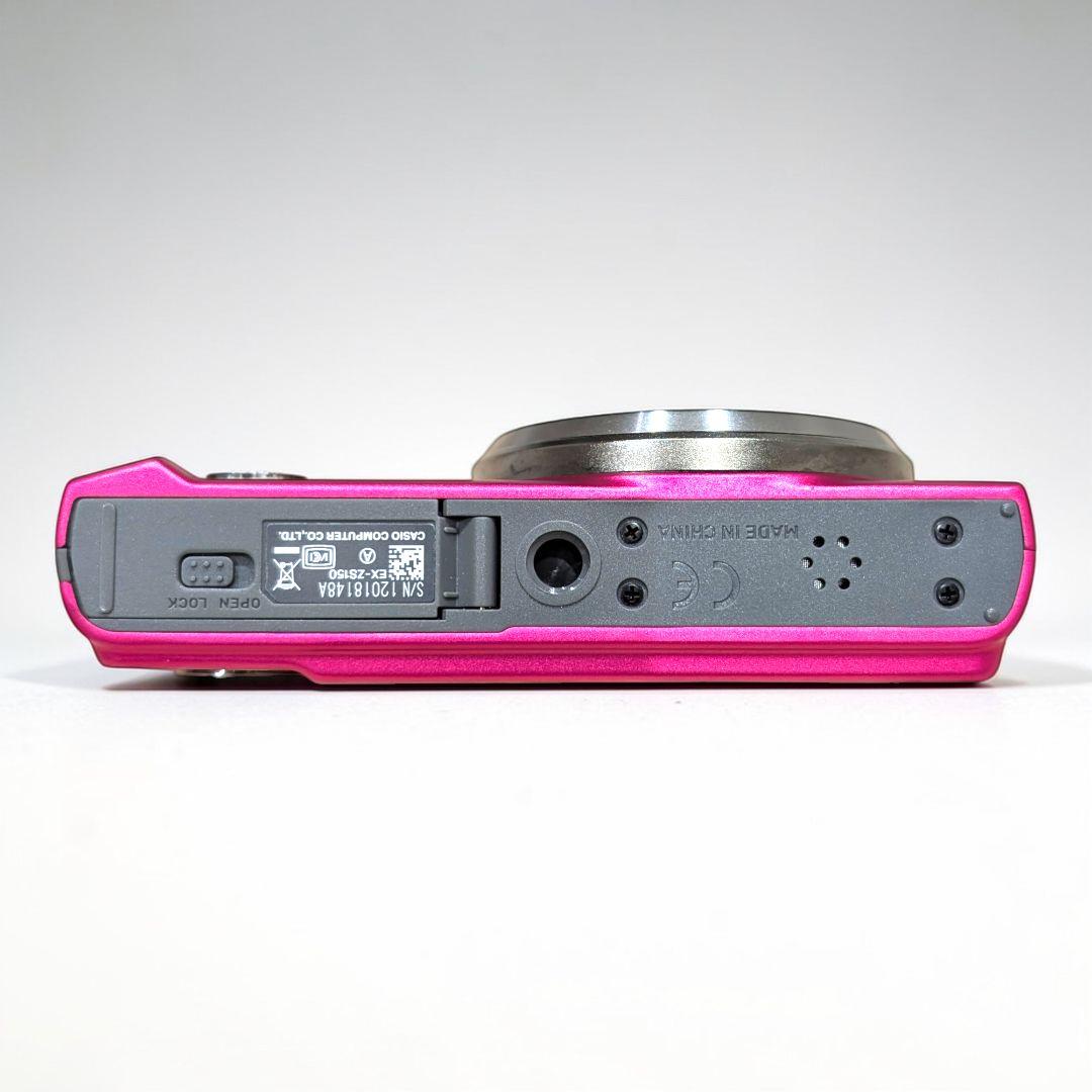 美品 動作確認済 CASIO EX-ZS150 デジカメ ピンク 充電器