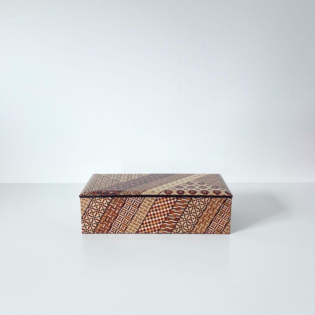 寄木細工　ジュエリーボックス　伝統工芸品　箱根　小物入れ　インテリア雑貨　土産