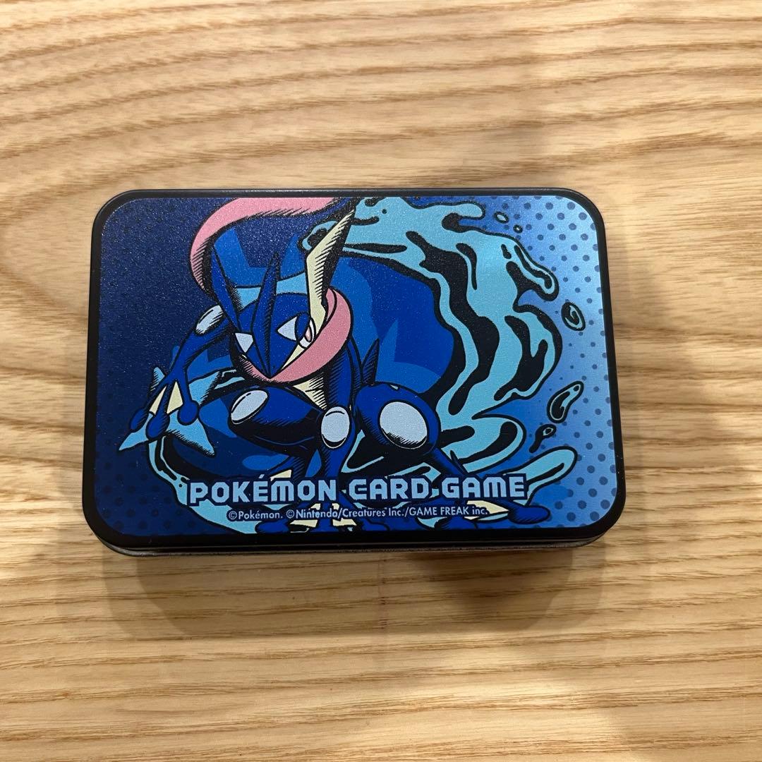ポケモンカード　プレイマット　缶ケース　ゲッコウガ　韓国版