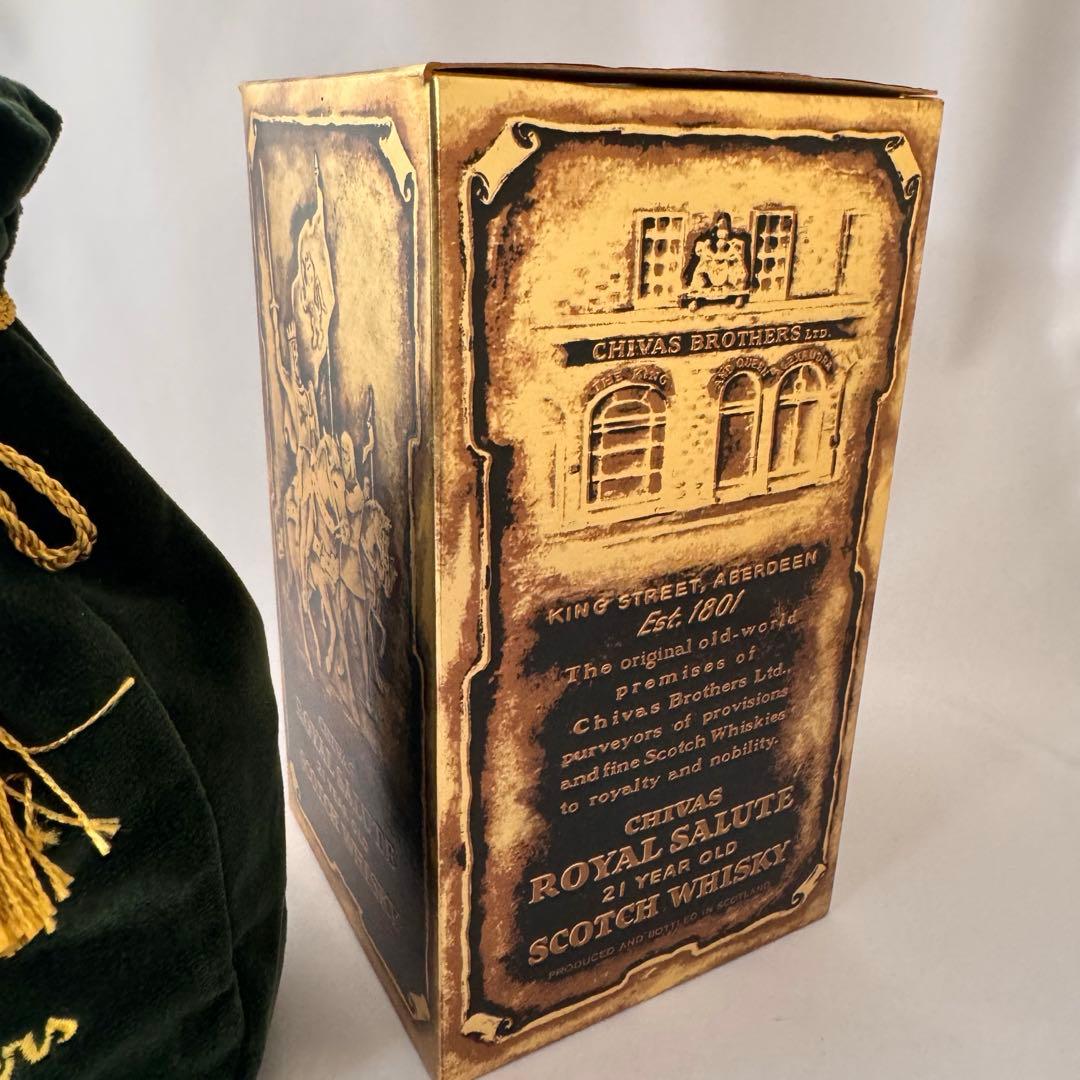■未開栓 ロイヤルサルート 21年 陶器 700ml　1,324g 　G714