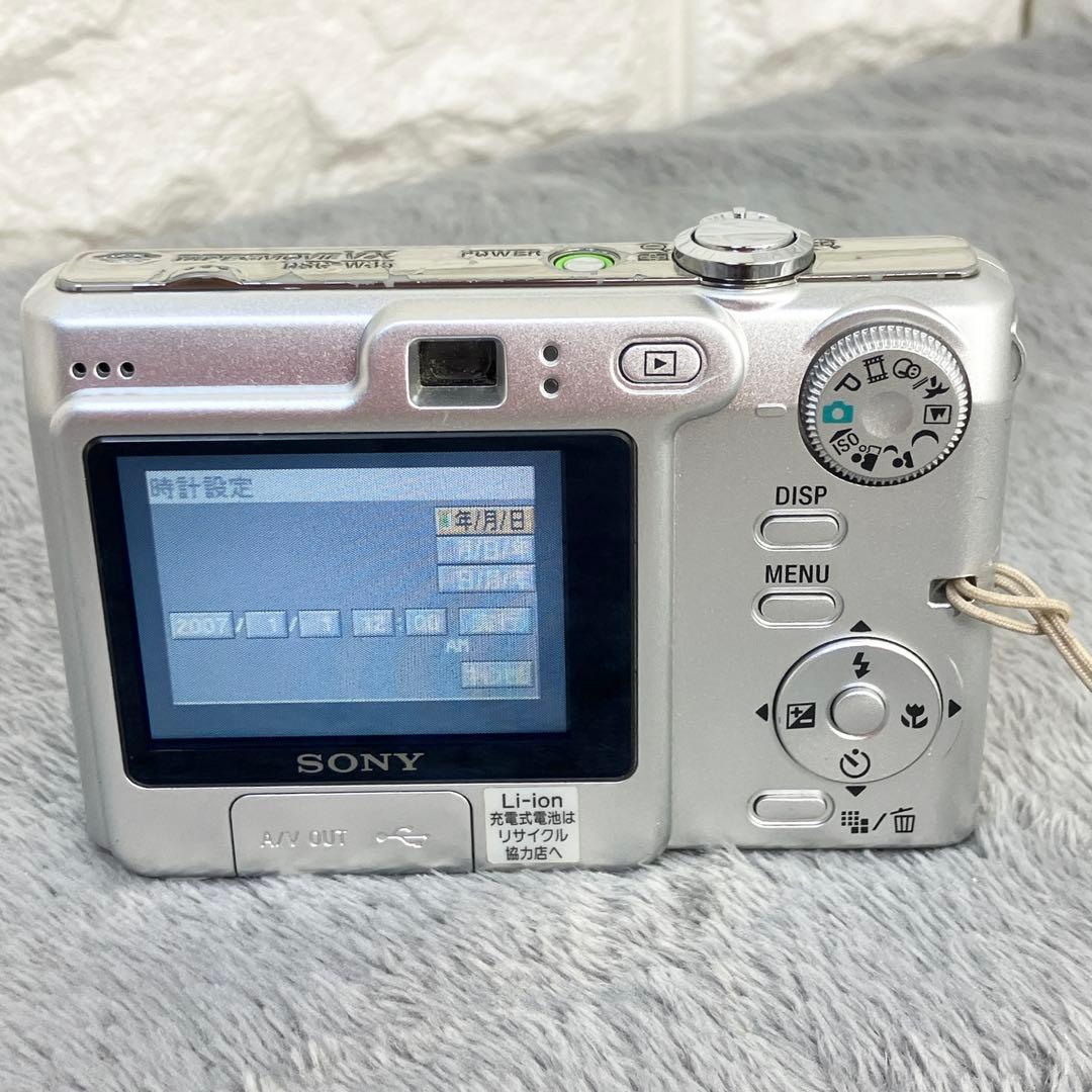 【純正バッテリー＆充電器付】SONY Cyber-shot DSC-W35