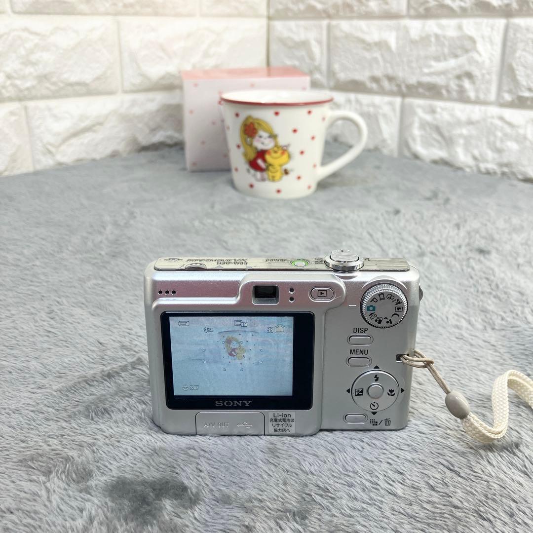 【純正バッテリー＆充電器付】SONY Cyber-shot DSC-W35