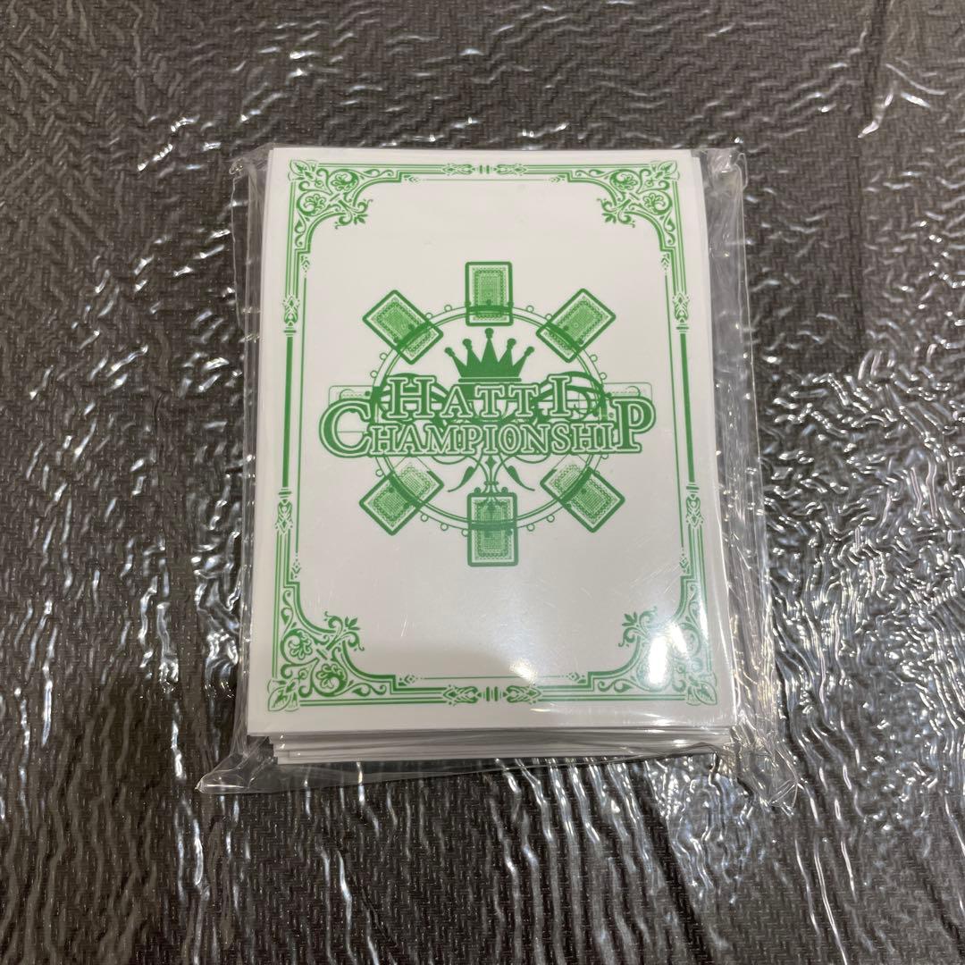 ワンピース カード はっちCS 優勝プレイマット(黒金)&スリーブ(緑)セット
