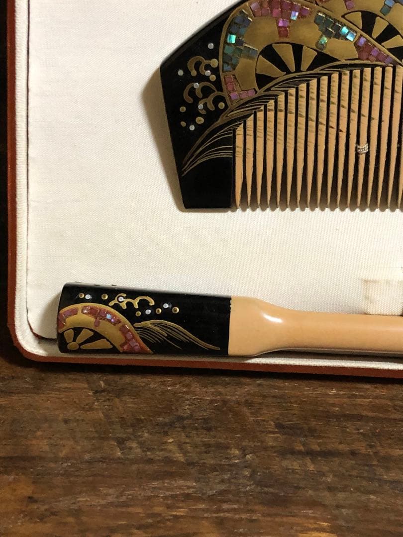 簪　櫛　白漆