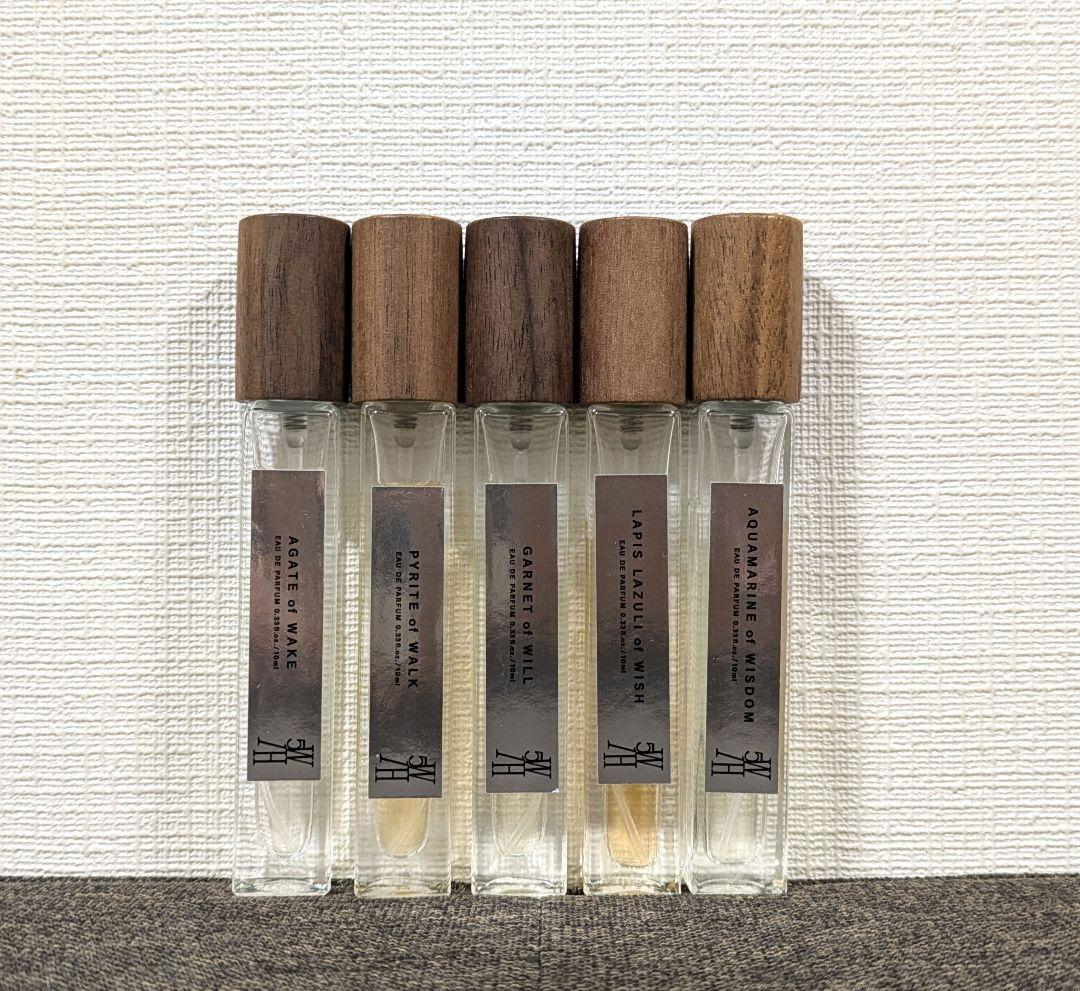 限定★サロンドパルファン★５Ｗ１Ｈ 香水 5本セット★鉱物採集フレグランス