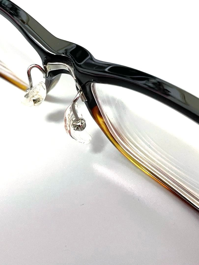 【美品】　999.9 フォーナインズ　メガネ　NP-17 ブラック×デミ