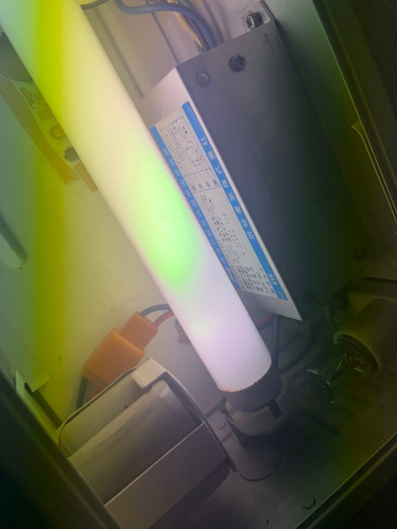 【希少・点灯済】昭和51年製 岩崎電気 誘導灯 非常階段 MJ101 当時物