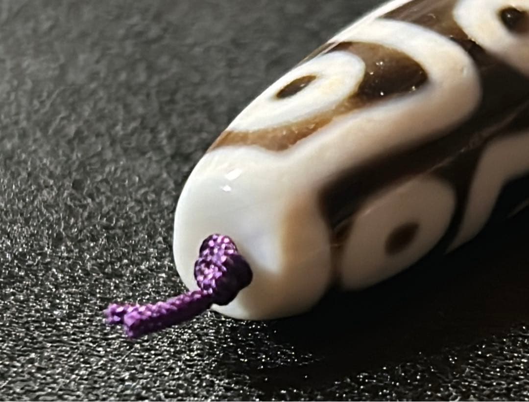 九眼天珠　ハンドメイド品／送料込　匿名発送／チベット　天珠　お守り