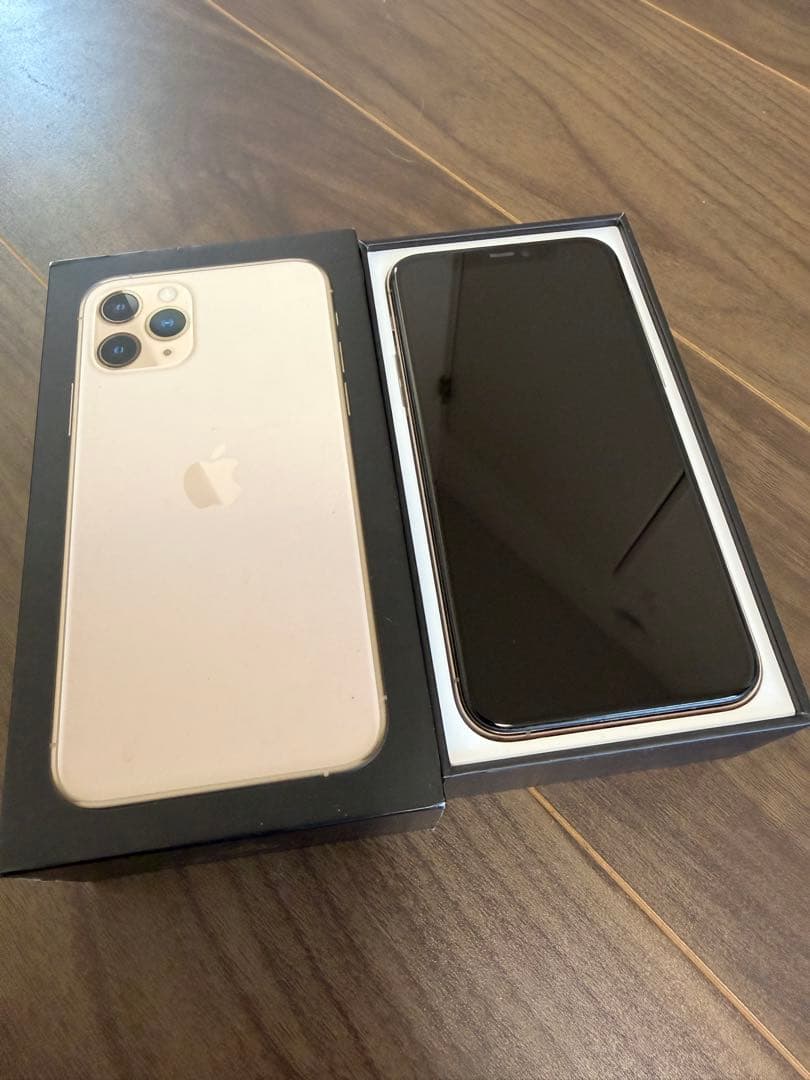 【美品】iPhone11Pro256G ゴールド 付属品未使用 SIMフリー