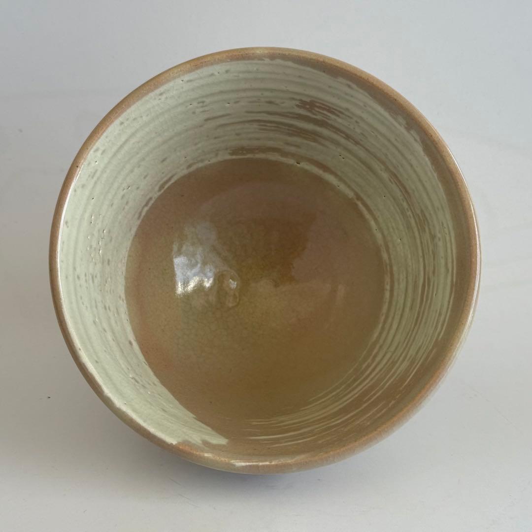 朝日焼　松林豊斎　抹茶茶碗　刷毛目