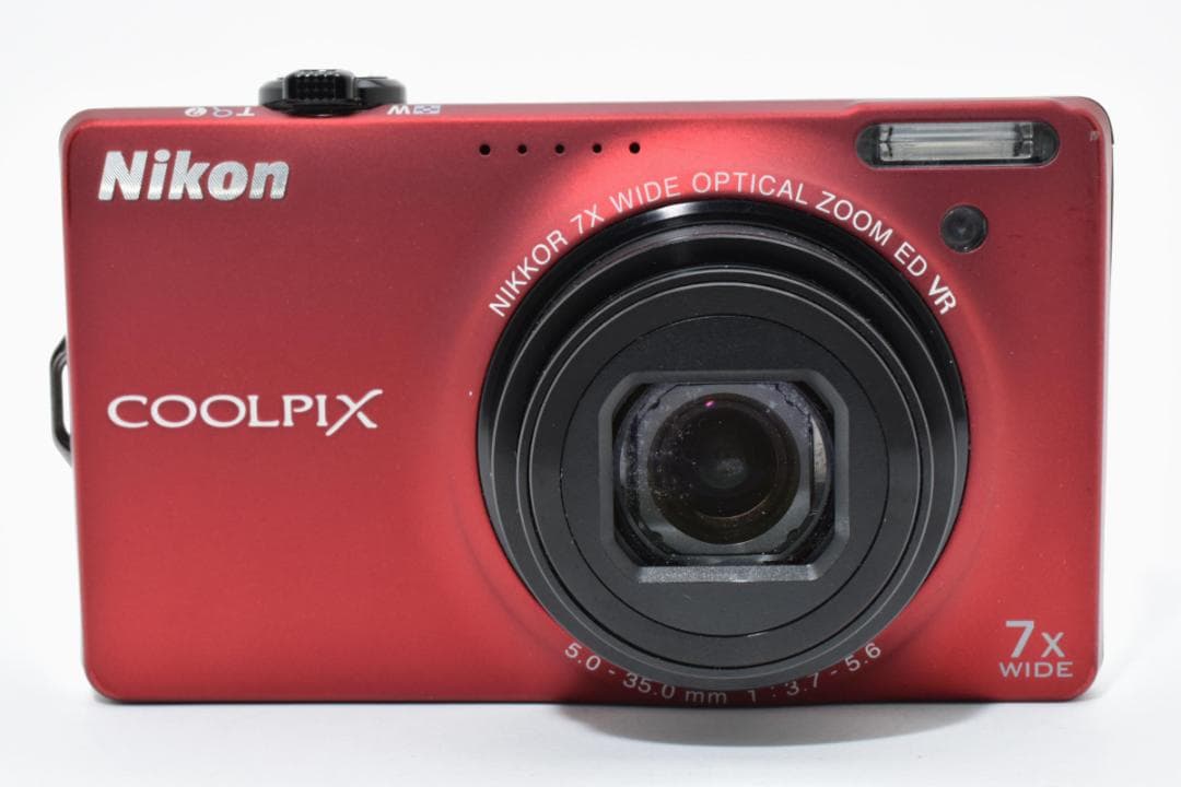 Nikon ニコン Coolpix S6000 レッド 　-133