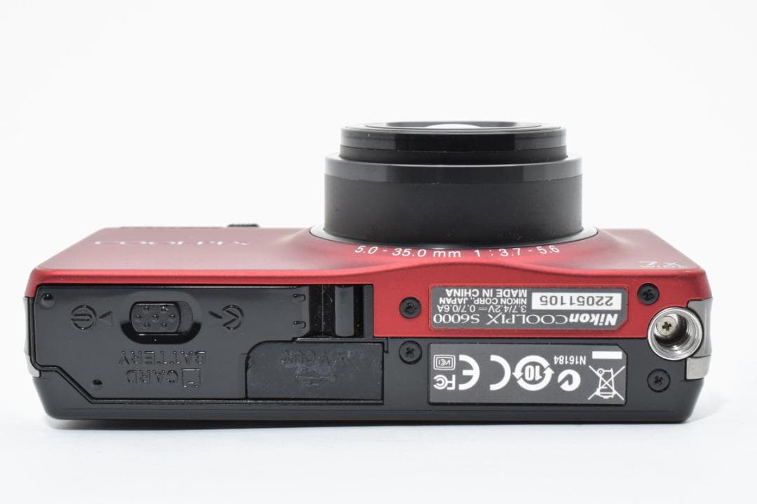 Nikon ニコン Coolpix S6000 レッド 　-133