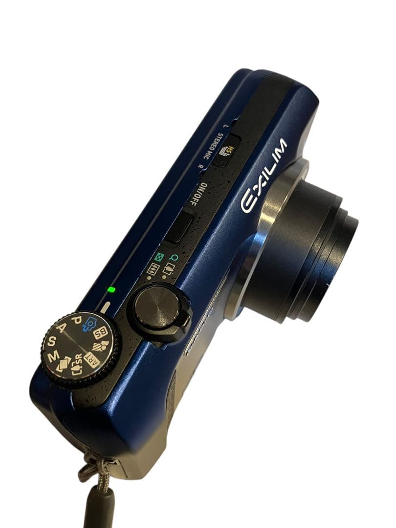 美品　カシオ　エクシリム　青　EX-ZR410 blue コンデジ