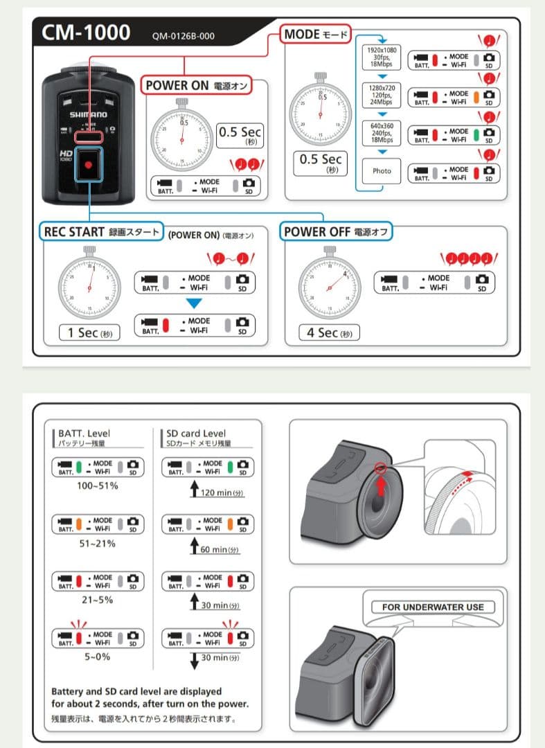☆運動会に☆SHIMANO CM-1000