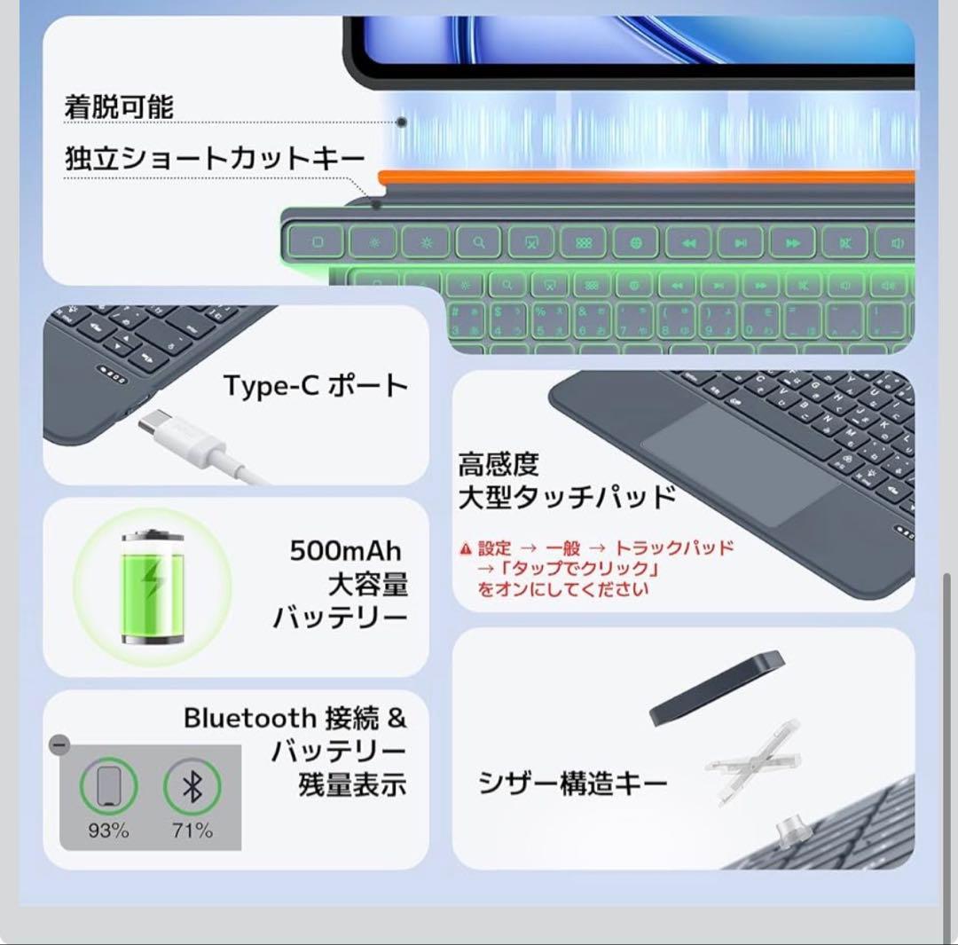 極美iPadPro 11インチ256GBApple Pencilキーボードケース