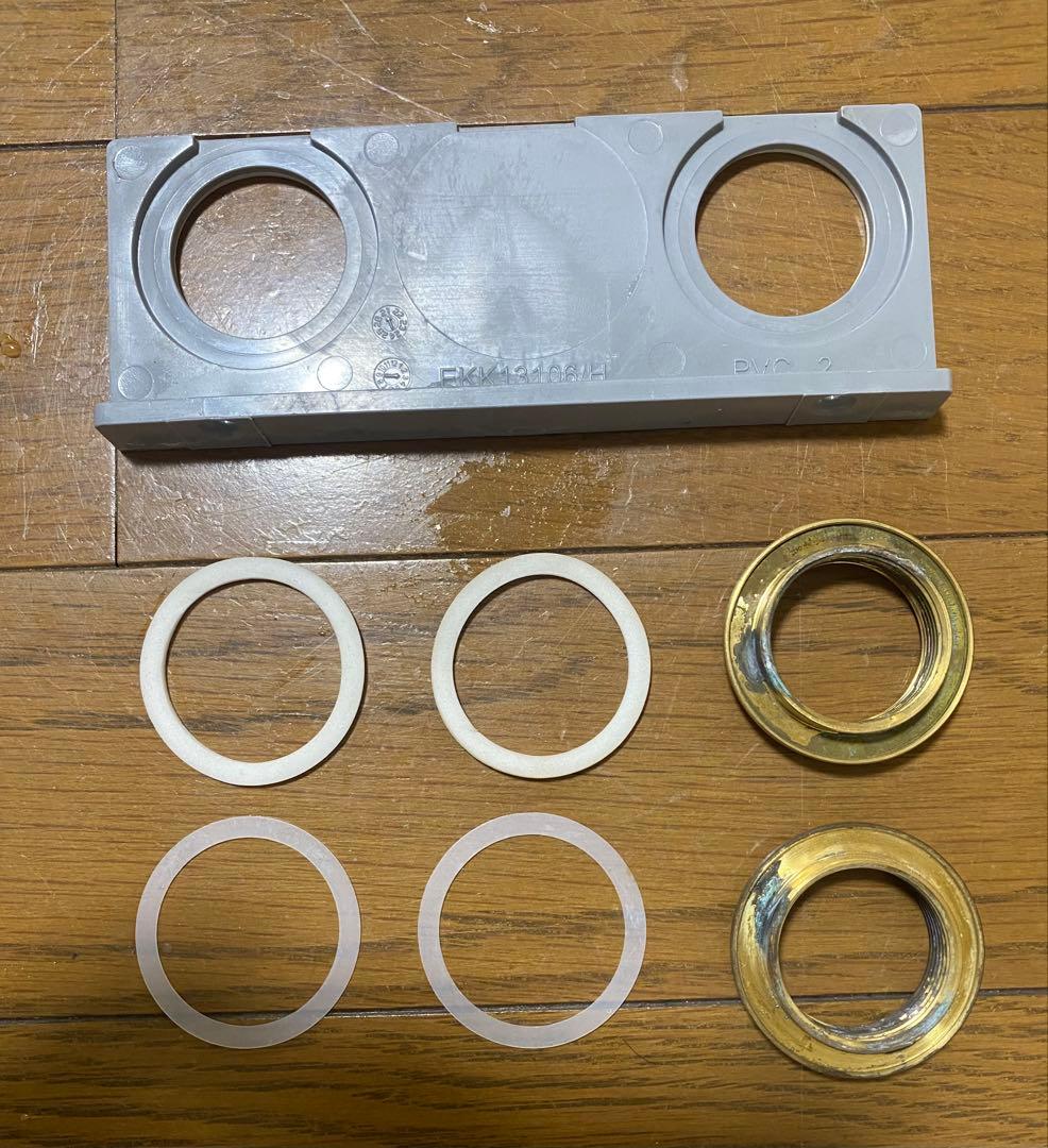TOTOスッキリ棚水栓 棚W215水栓金具 シャワーヘッド 壁付サーモ水栓