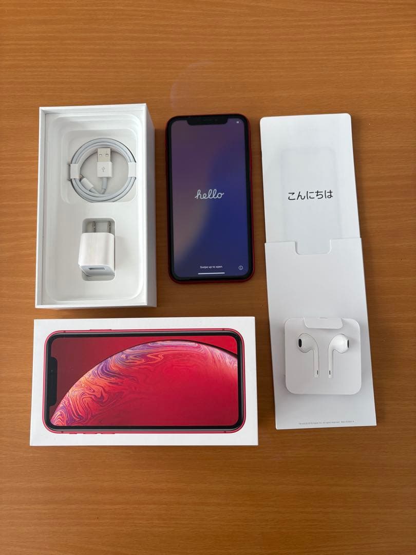 ⭐︎iPhone XR (PRODUCT)RED 本体 + 付属品　超美品！