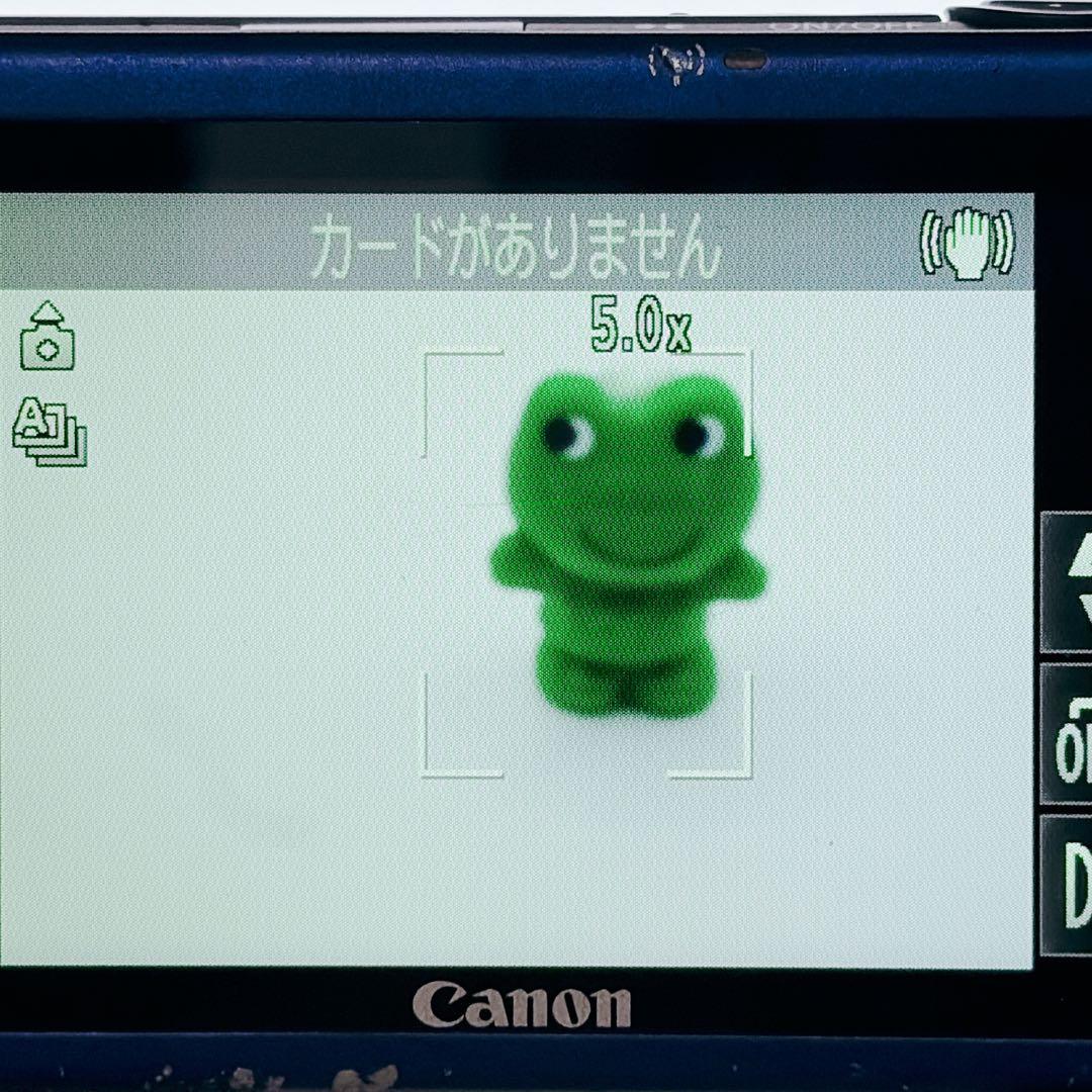 【極希少/Wi-Fi！】Canon IXY 420F ブルー純正充電器・説明書付