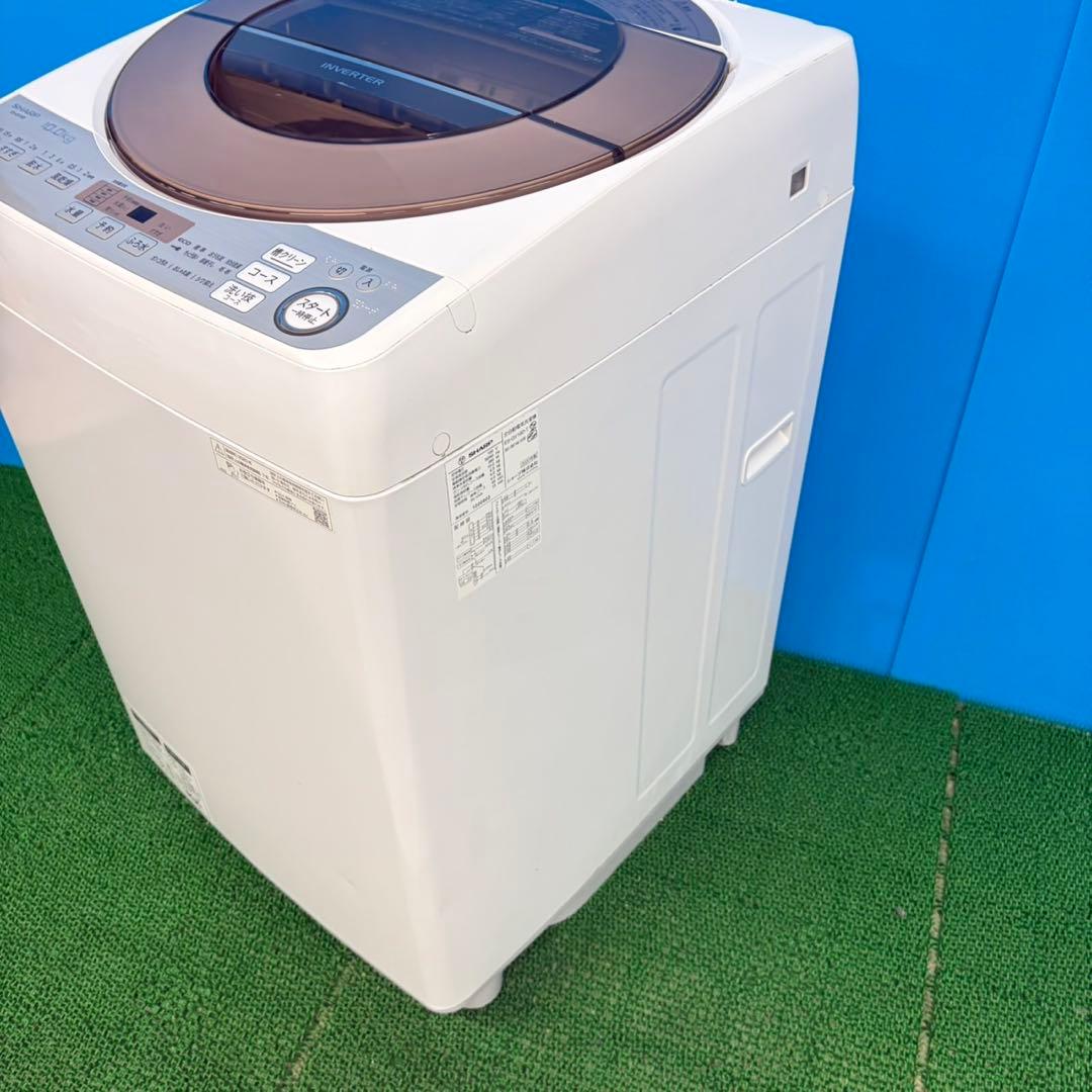 848 SHARP 風乾燥付き　大容量10キロ　一人暮らし　同棲向け　値引き可！