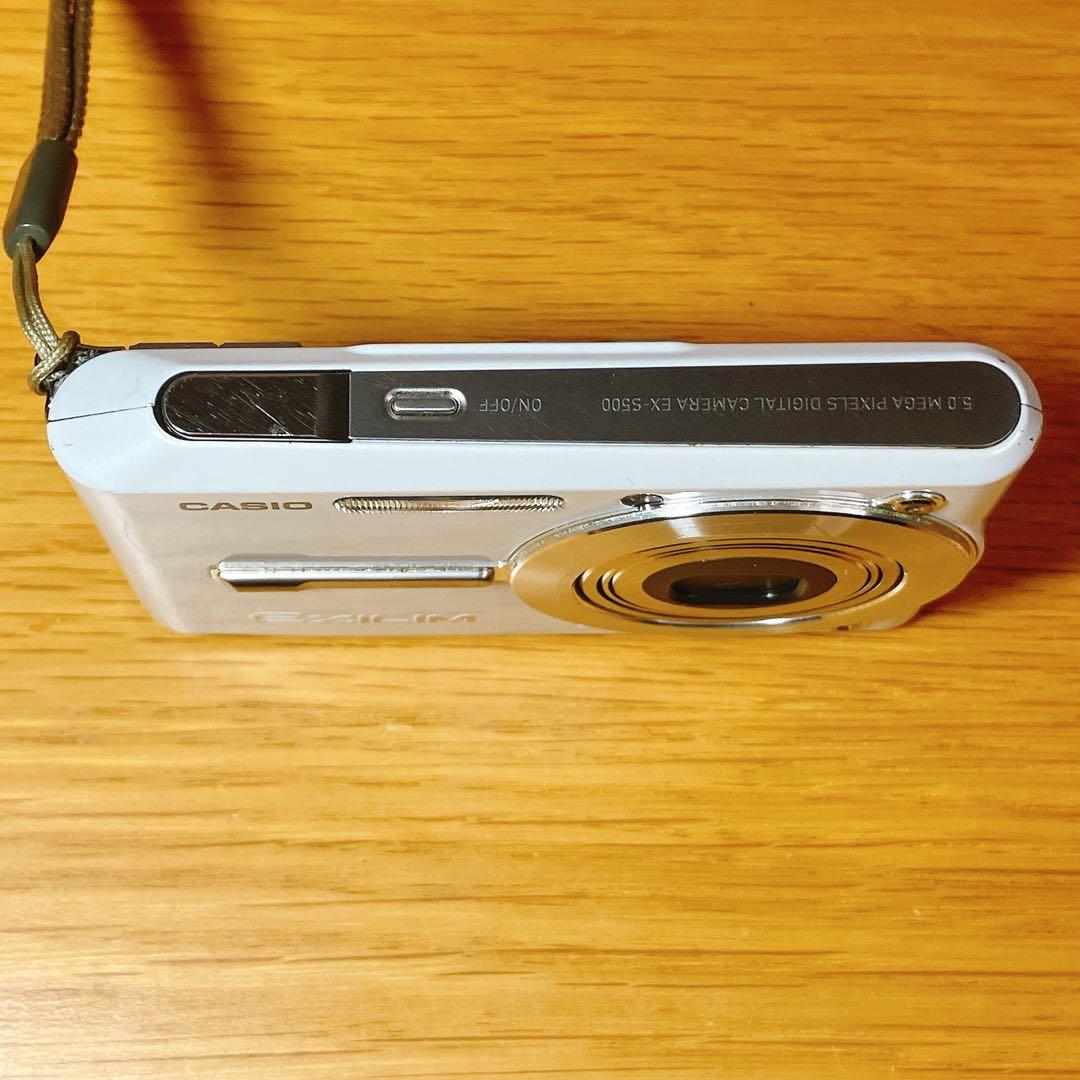 【現状品】CASIO EXILIM EX-S500 デジカメ やや難 充電器付