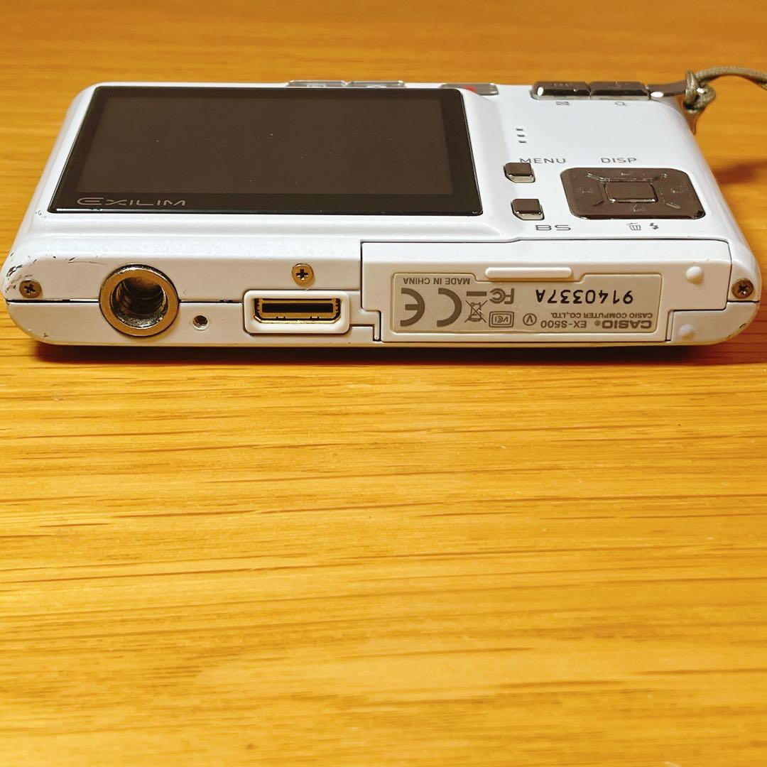 【現状品】CASIO EXILIM EX-S500 デジカメ やや難 充電器付