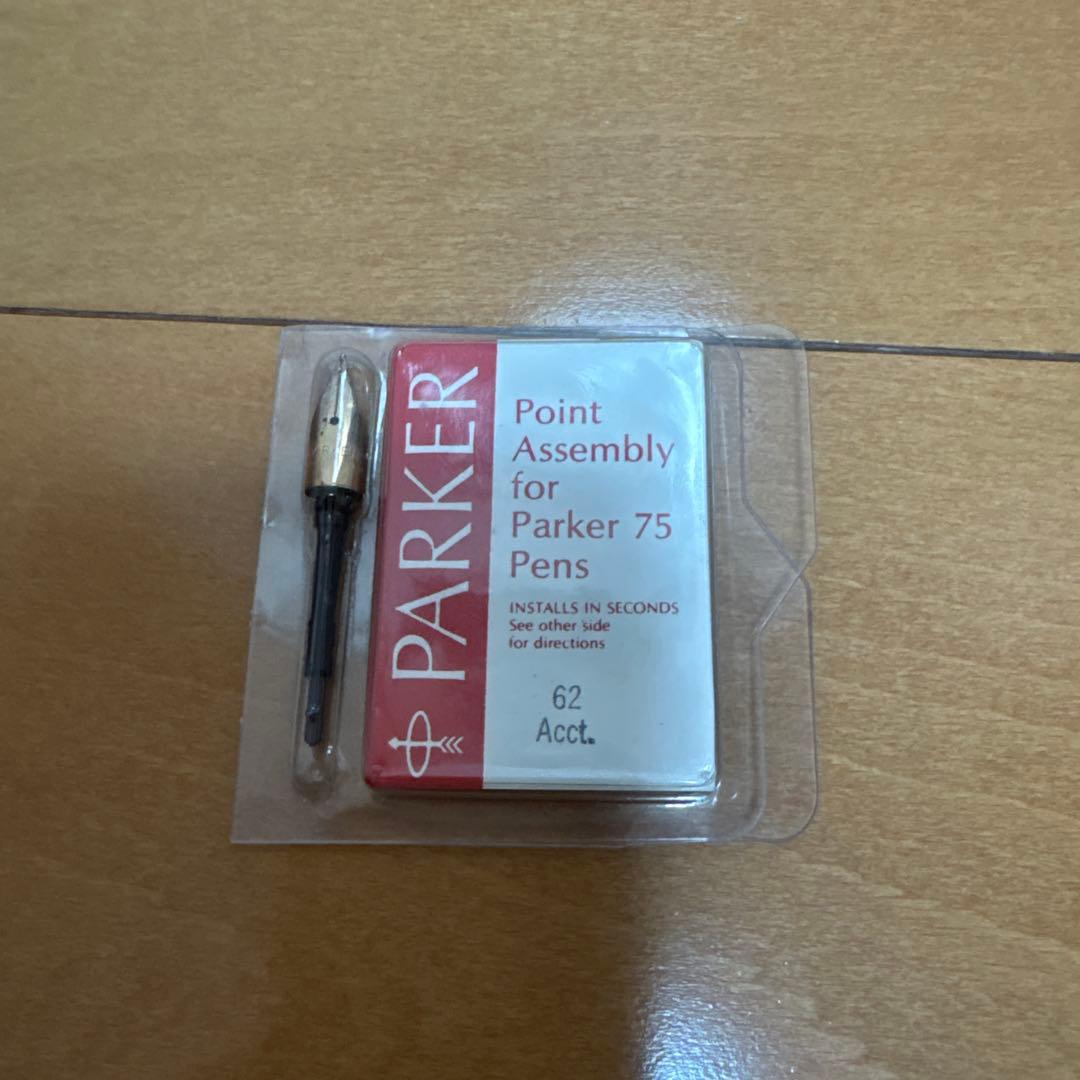 Parker パーカー スターリングシルバー ペン先14K 万年筆