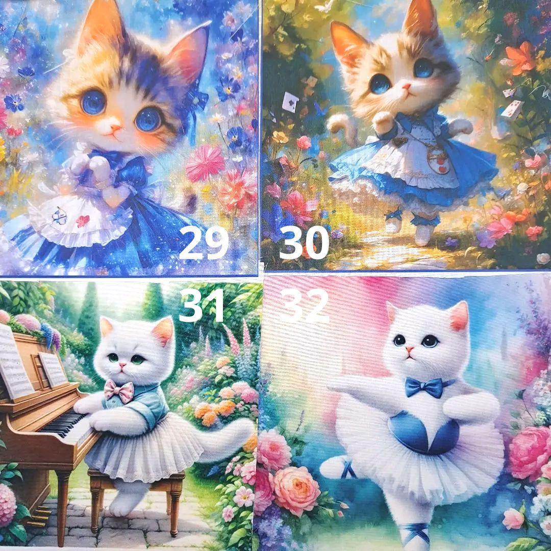 オーダー中パネル987 猫ちゃんMIX❤ブックカバー、ポーチ