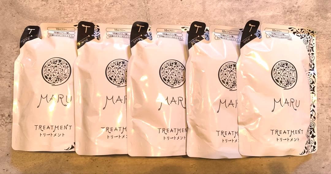 maru トリートメント 350ml 詰め替え用　5個セット　健康の杜