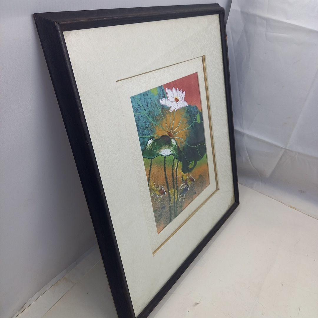 陶板画　　蓮の花