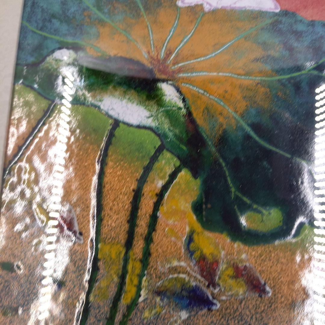 陶板画　　蓮の花