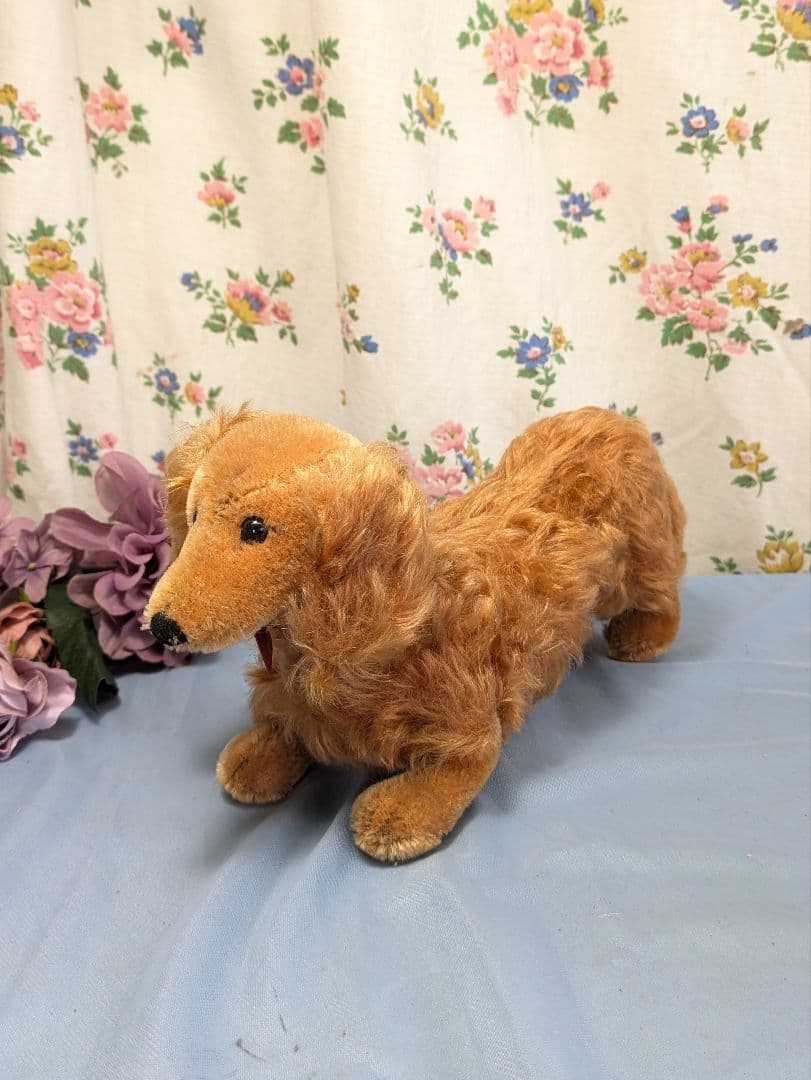 ヨーロッパ アンティーク ドイツ製　犬 ぬいぐるみ ダックス 大