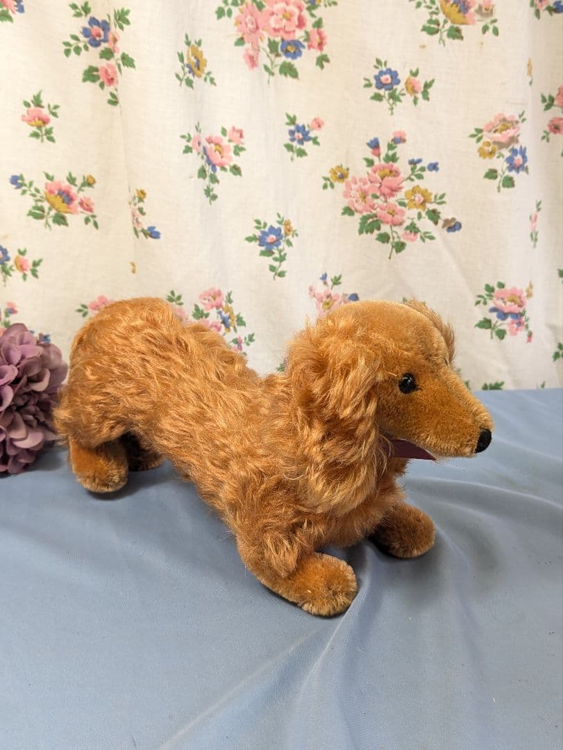 ヨーロッパ アンティーク ドイツ製　犬 ぬいぐるみ ダックス 大