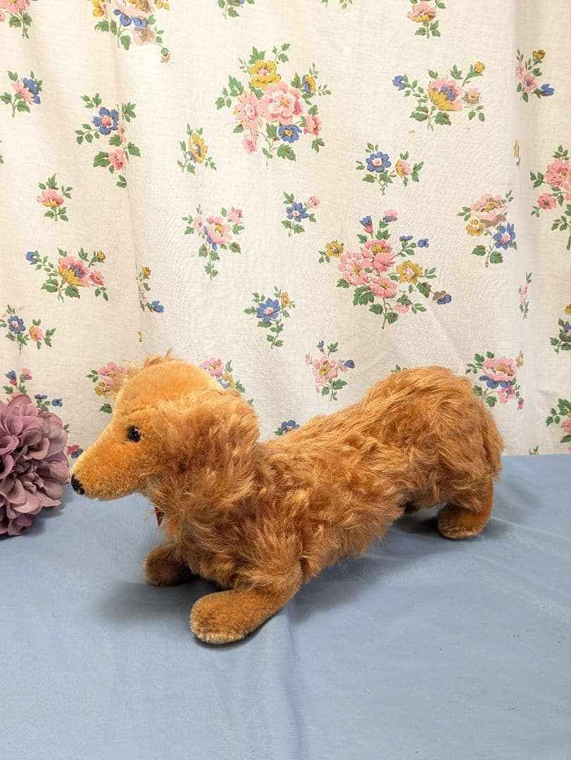 ヨーロッパ アンティーク ドイツ製　犬 ぬいぐるみ ダックス 大