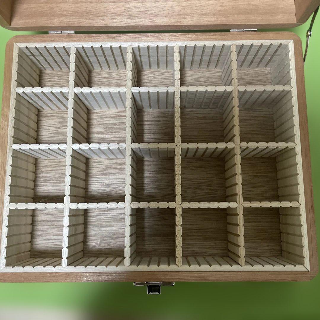 印箱 木製 昭和レトロ スタンプ入れ