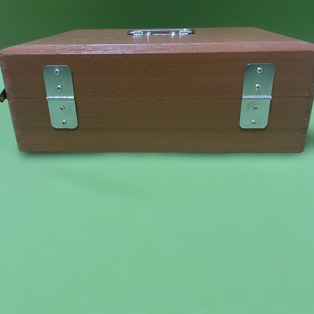 印箱 木製 昭和レトロ スタンプ入れ
