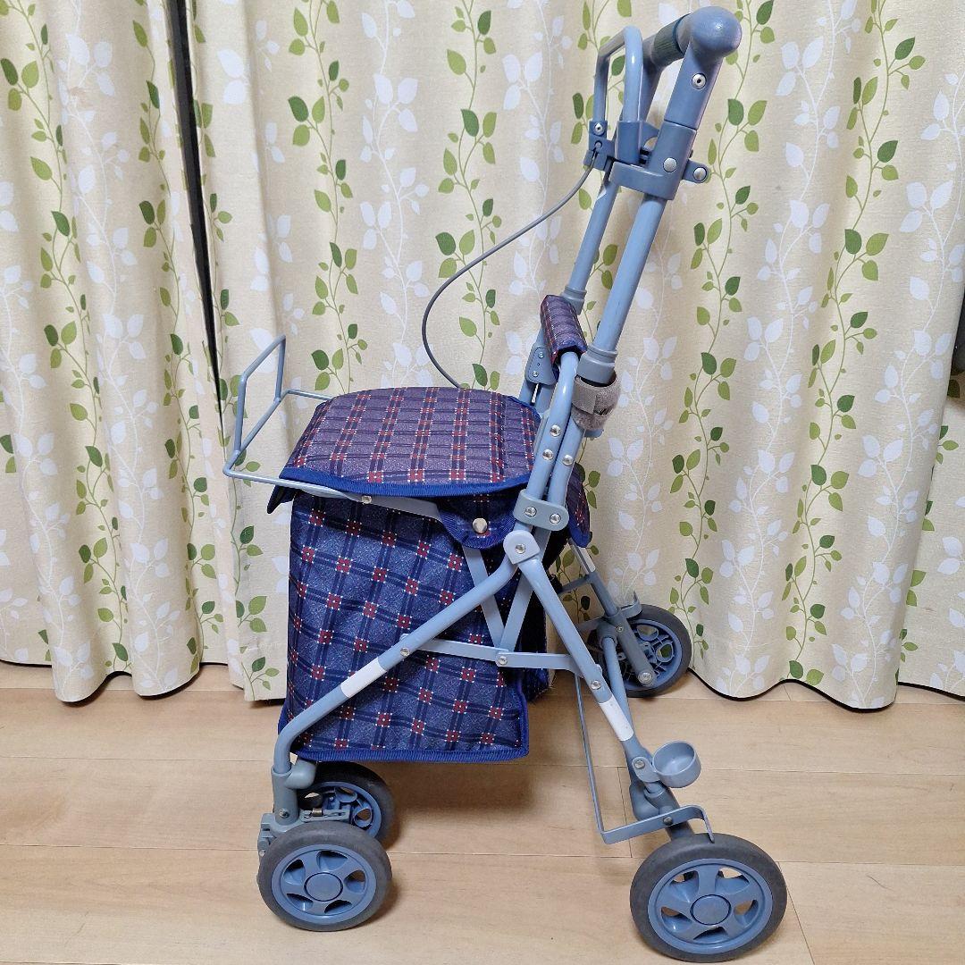 シルバーカー 　リズムRWC　島製作所　介護用品　押し車　籠乗せカート