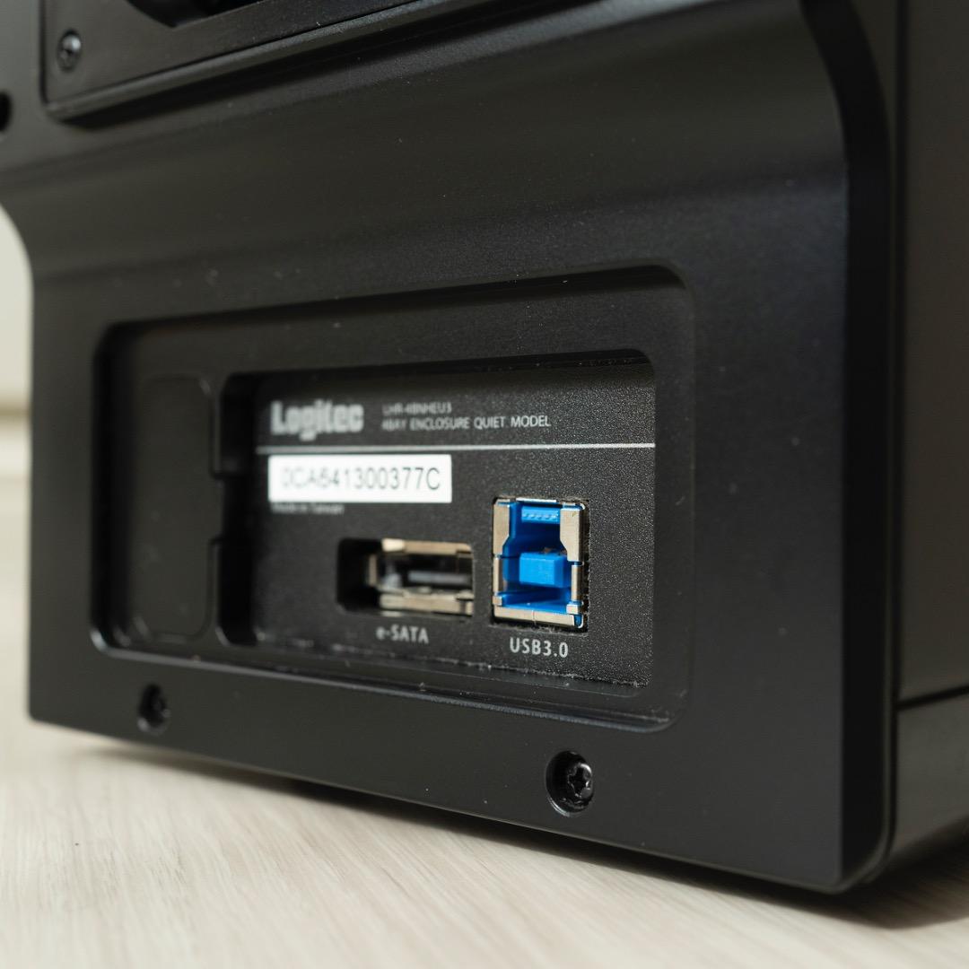ガチャベイ LHR-4BNHEU3 4BAYハードディスクケース ロジテック