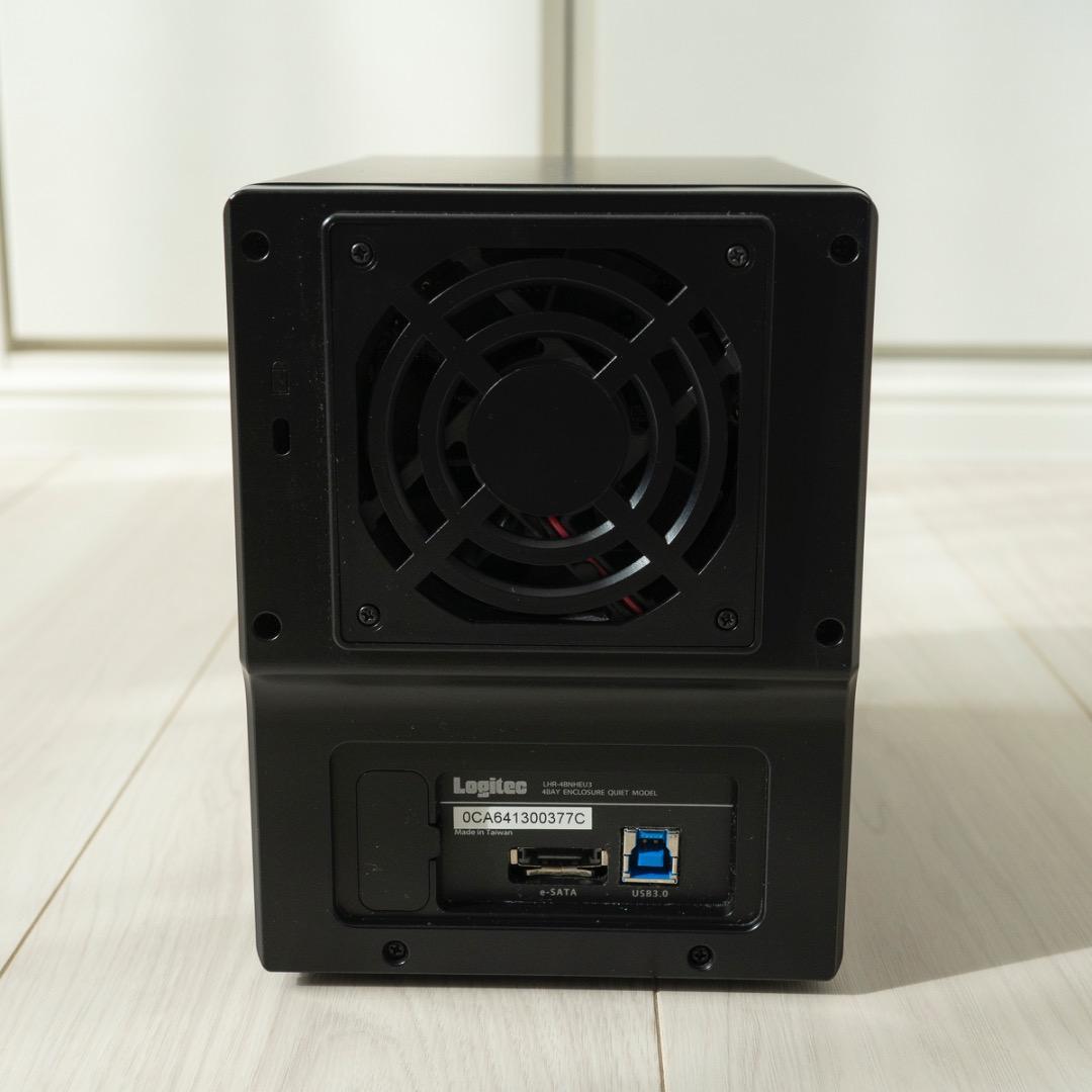 ガチャベイ LHR-4BNHEU3 4BAYハードディスクケース ロジテック