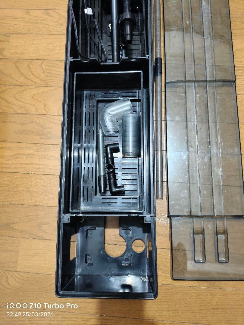 2個まとめ GEX MB-900上部フィルター90cm・ポンプ付・動作確認済み