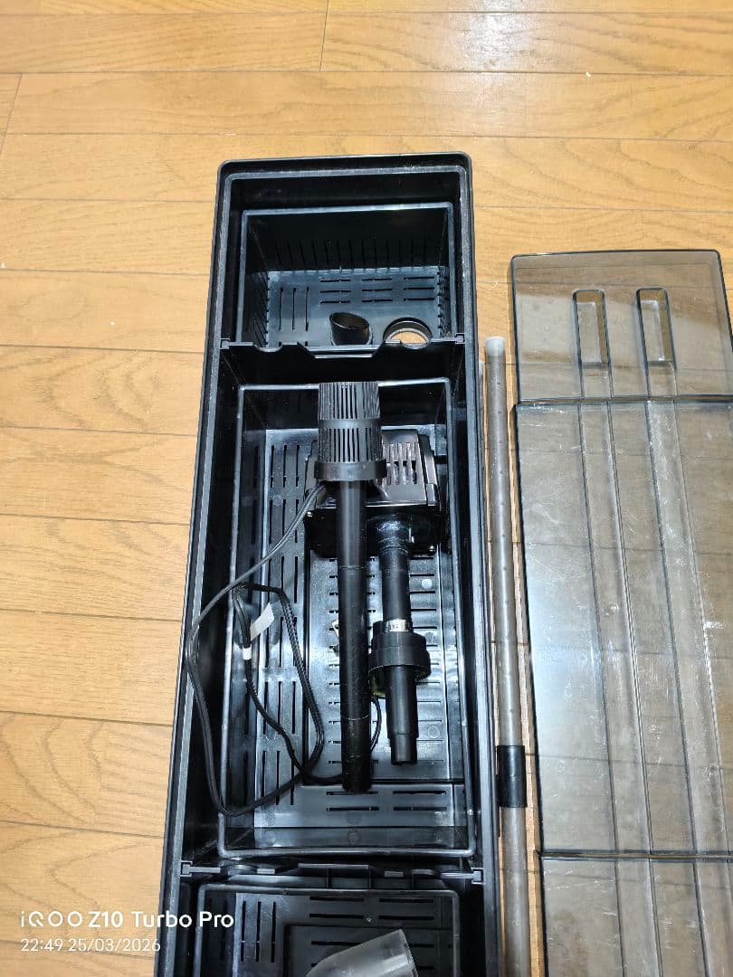 2個まとめ GEX MB-900上部フィルター90cm・ポンプ付・動作確認済み