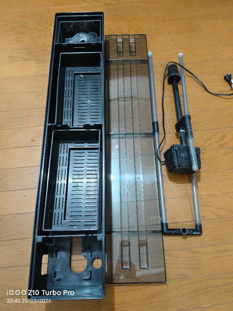 2個まとめ GEX MB-900上部フィルター90cm・ポンプ付・動作確認済み