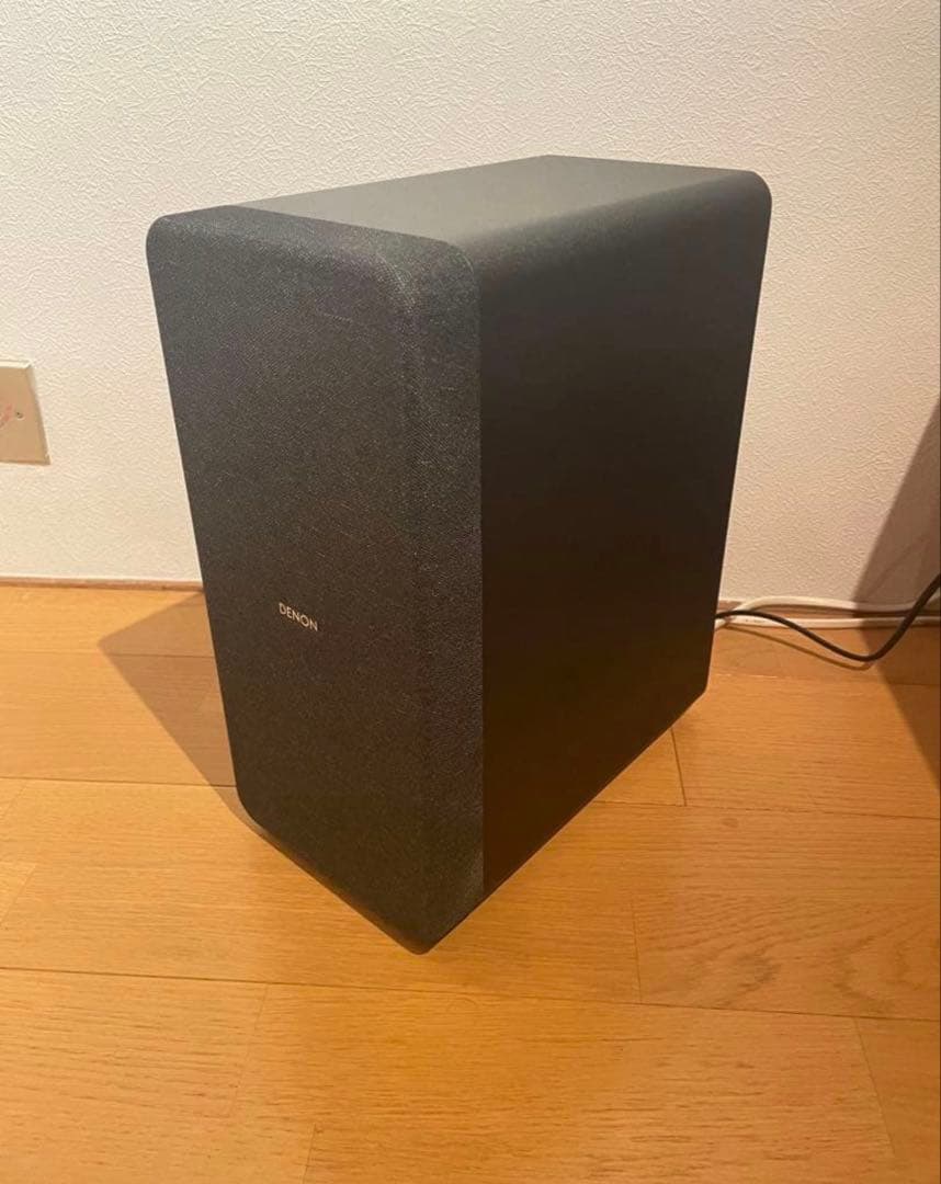 DENON サウンドバー サブウーファー付き ブラック