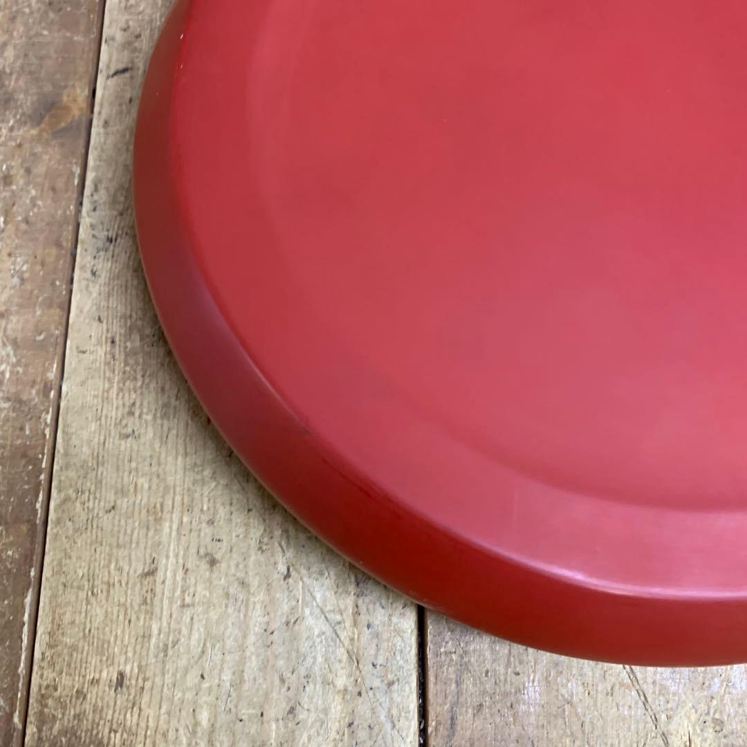 D-4 【伝統工芸】鎌倉彫 菓子器 菓子盆 牡丹 彫刻 朱塗り 丸盆 漆器