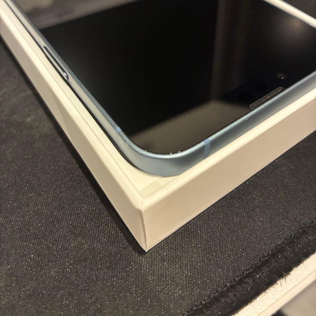 Apple iPhone 14 青色 本体 充電ケーブル付き