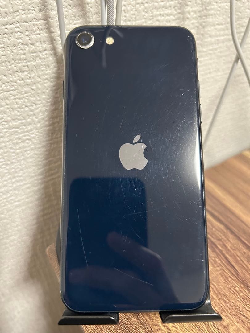 【BT純正92%】【即日発送！】iPhoneSE3 ミッドナイト 64GB