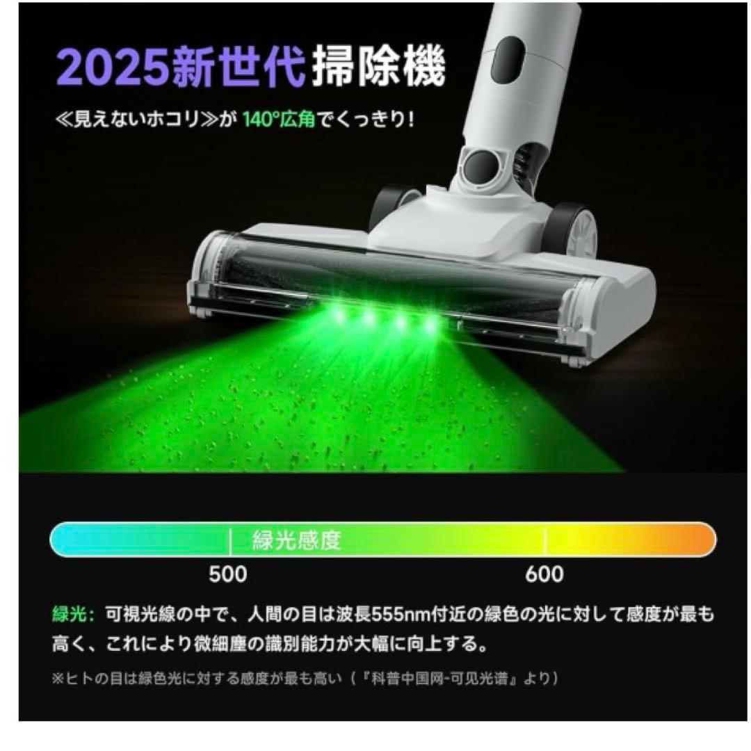 新品　掃除機 コードレス　軽量 スタンド不要 スティック ハンディ 2WAY