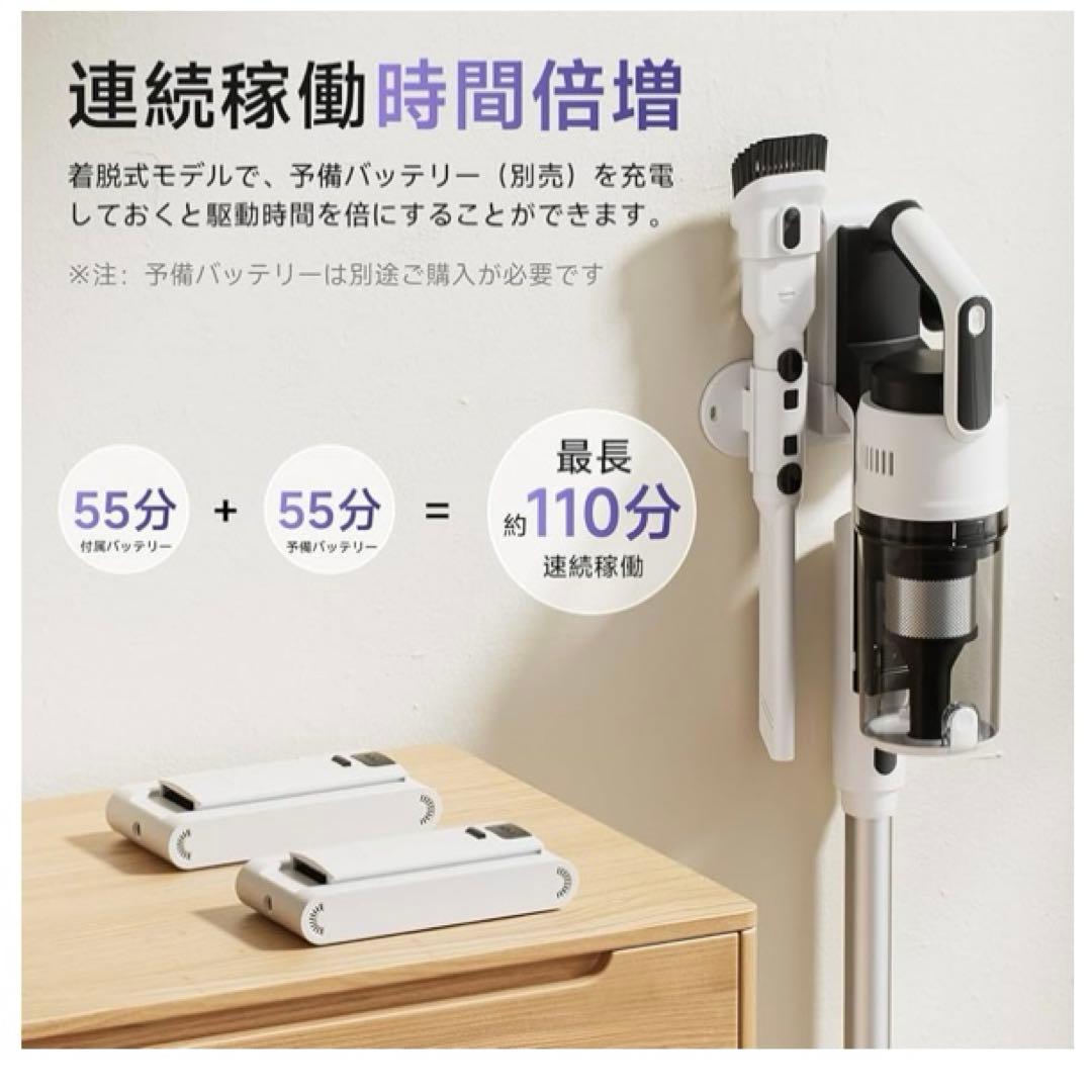 新品　掃除機 コードレス　軽量 スタンド不要 スティック ハンディ 2WAY