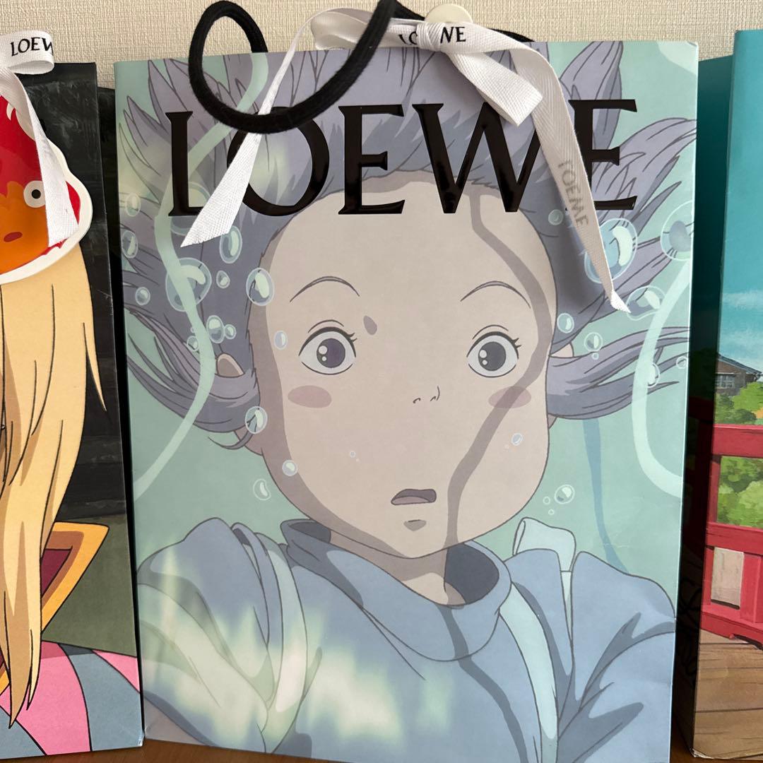 ロエベ LOEWE 千と千尋の神隠し限定ショッパー＆マッチ他