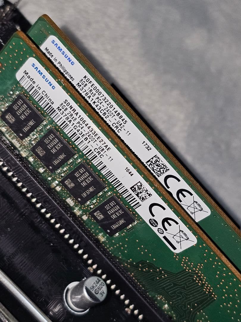 i7 8700 B360M SAMSUNG DDR4 8GB ×2 16GB