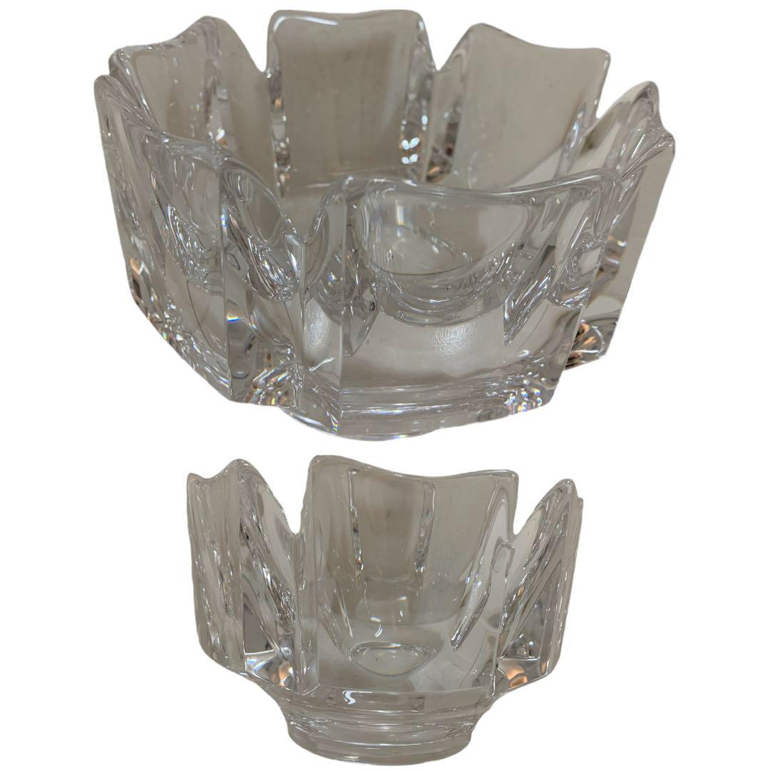 Orrefors VINTAGE Crystal Bowl Corona クリア